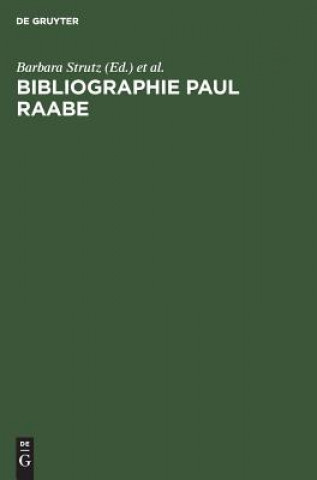 Книга Bibliographie Paul Raabe Georg Ruppelt