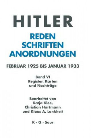 Kniha Register, Karten Und Nachtrage Christian Hartmann