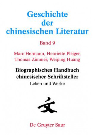 Kniha Biographisches Handbuch Chinesischer Schriftsteller Marc Hermann