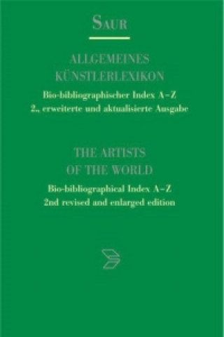 Carte Allgemeines Künstlerlexikon. Bio-bibliographischer Index A-Z / Fajans - Goeßler 