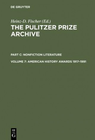 Buch American History Awards 1917-1991 Heinz-D. Fischer