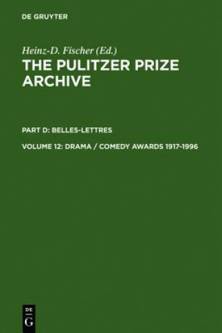 Książka Drama / Comedy Awards 1917-1996 Heinz-D. Fischer