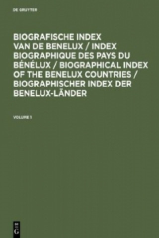 Könyv Biografische Index Van de Benelux Willemina Van Der Meer