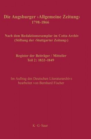 Книга Register der Beitrager / Mitteiler Bernhard Fischer