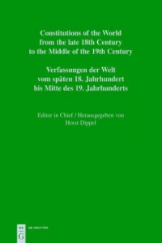 Carte Constitutions of the World from the late 18th Century to the Middle of the 19th Century, Vol. 11, Constitutional Documents of France, Corsica and Mona Stéphane Caporal