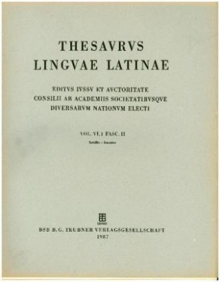 Książka Thesaurus linguae Latinae. . f - gemo / familia - fenestro Internationale Thesauruskommission