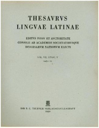 Książka Thesaurus linguae Latinae. . i-intervulsus / implico - in Internationale Thesauruskommission