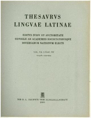 Carte Thesaurus linguae Latinae. . i-intervulsus / interpello - intervulsus Internationale Thesauruskommission