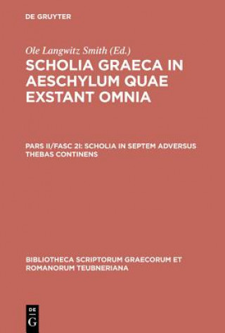 Buch Scholia Graeca in Aeschylum Q CB Aeschylus/Smith