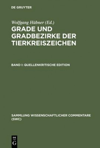 Kniha Quellenkritische Edition Wolfgang Hübner
