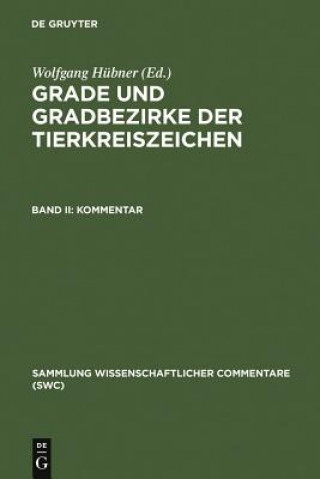 Kniha Kommentar Wolfgang Hübner