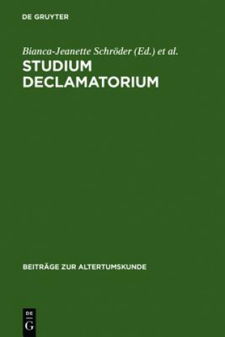 Knjiga Studium declamatorium Bianca-Jeanette Schröder