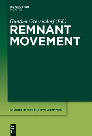 Knjiga Remnant Movement Gunther Grewendorf
