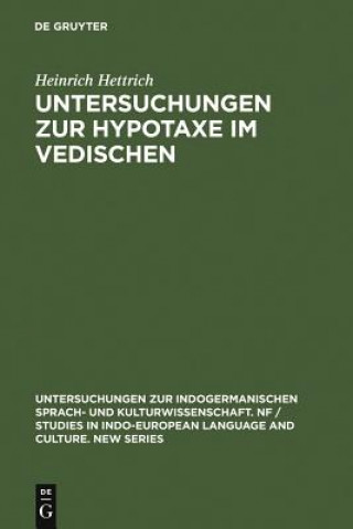 Book Untersuchungen zur Hypotaxe im Vedischen Heinrich Hettrich