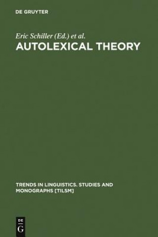 Kniha Autolexical Theory Barbara Need