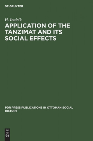 Kniha Application of the Tanzimat and its social effects 