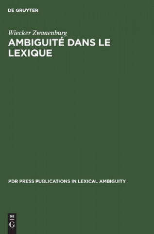 Könyv Ambiguite Dans Le Lexique 