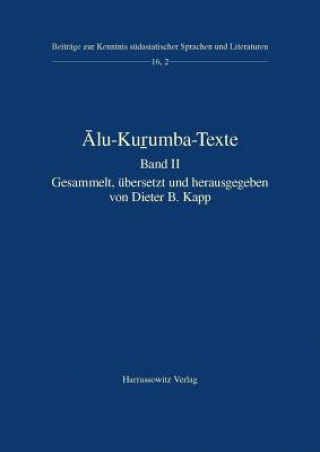 Könyv Alu-Ku umba-Texte Dieter B. Kapp