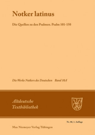 Książka Notker latinus Petrus W. Tax