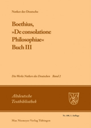 Książka Boethius, "De Consolatione Philosophiae" Petrus W. Tax