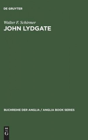 Buch John Lydgate Walter F Schirmer