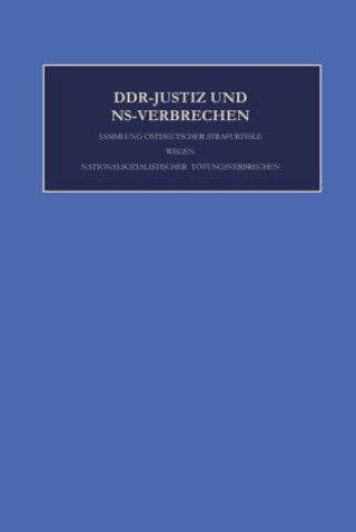 Könyv Die Verfahren Nr. 1031 - 1061 der Jahre 1965 - 1974 