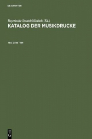 Könyv Be - Br Bayerische Staatsbibliothek