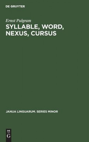 Carte Syllable, Word, Nexus, Cursus Ernst Pulgram