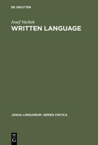 Knjiga Written Language Josef Vachek