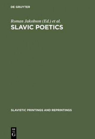 Könyv Slavic Poetics Roman Jakobson