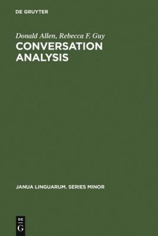 Knjiga Conversation Analysis Donald Allen