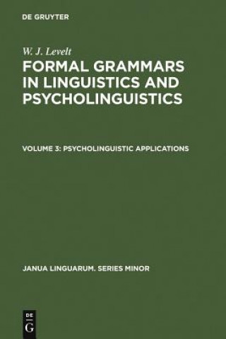 Kniha Psycholinguistic Applications W. J. Levelt