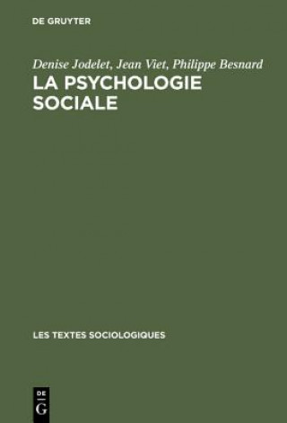 Könyv psychologie sociale Denise Jodelet