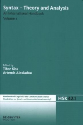 Książka Syntax - Theory and Analysis. Volume 1. Vol.1 Tibor Kiss
