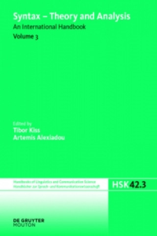 Book Syntax - Theory and Analysis. Volume 3. Vol.3 Tibor Kiss