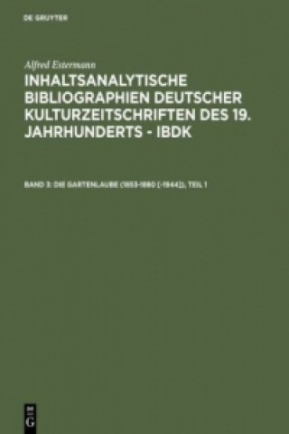 Kniha Die Gartenlaube (1853-1880 [-1944]) Alfred Estermann