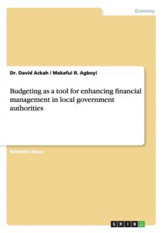 Kniha Budgeting as a tool for enhancing financial management in local government authorities David Ackah