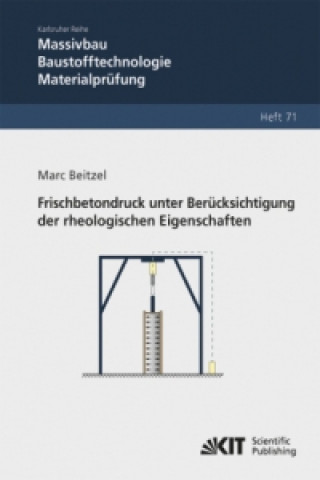 Kniha Frischbetondruck unter Berücksichtigung der rheologischen Eigenschaften Marc Beitzel