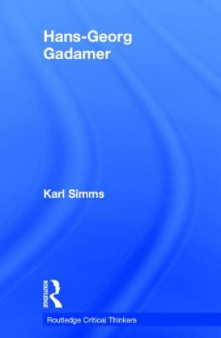 Kniha Hans-Georg Gadamer Karl Simms