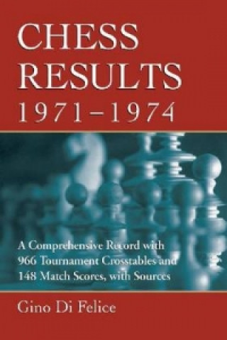 Kniha Chess Results, 1971-1974 Gino Di Felice