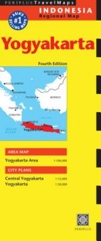 Knjiga Yogyakarta Travel Map Periplus Editions