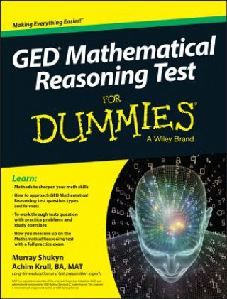 Carte GED Mathematical Reasoning Test For Dummies Consumer Dummies