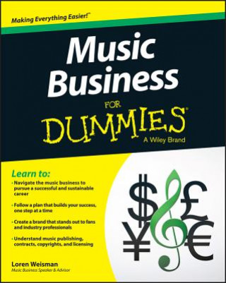 Knjiga Music Business For Dummies Loren Weisman