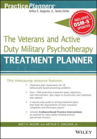 Kniha Veterans and Active Duty Military Psychotherapy Treatment Planner, with DSM-5 Updates Bret A. Moore