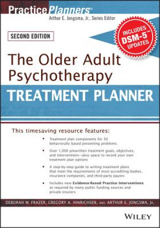 Buch Older Adult Psychotherapy Treatment Planner, With DSM-5 Updates, 2e Jongsma