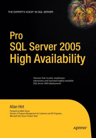 Könyv Pro SQL Server 2005 High Availability Allan Hirt