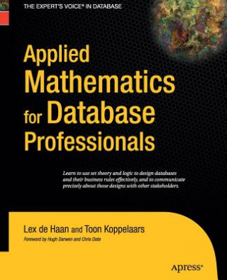 Kniha Applied Mathematics for Database Professionals Toon Koppelaars