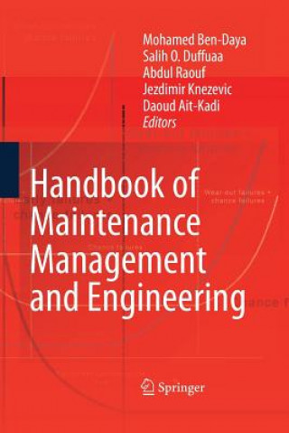 Kniha Handbook of Maintenance Management and Engineering Daoud Ait-Kadi