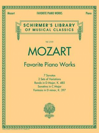Книга Mozart - Favorite Piano Works Wolfgang Amadeus Mozart