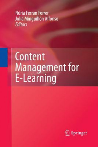 Książka Content Management for E-Learning Juli? Minguillón Alfonso